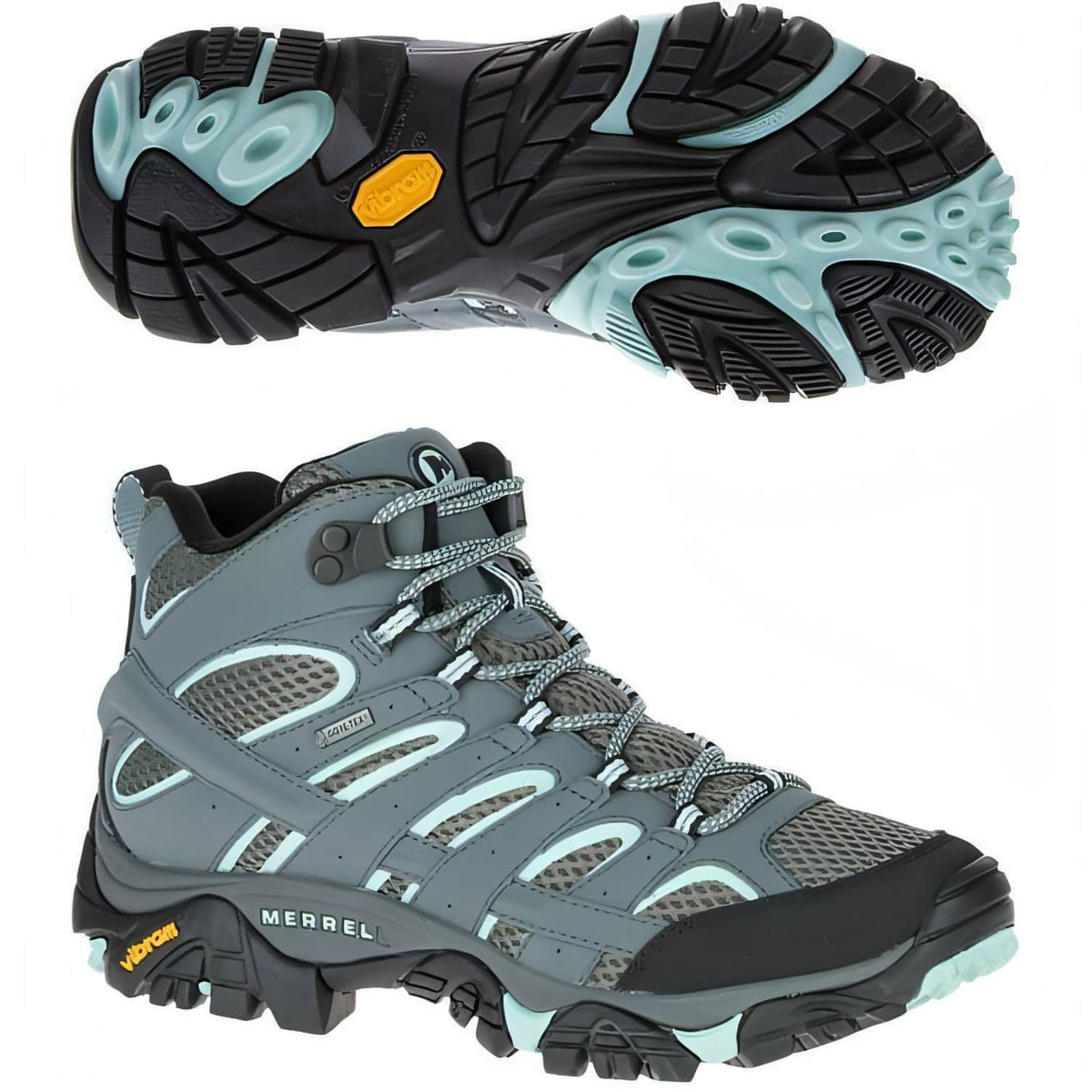 Merrell Moab 2 Mid GORE-TEX Women's Walking Boots - Blue - View 6