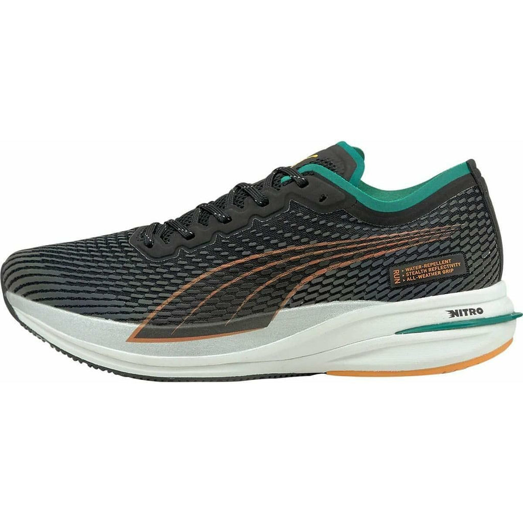 Puma Deviate Nitro WTR Men's Running Shoes - Black - View 1