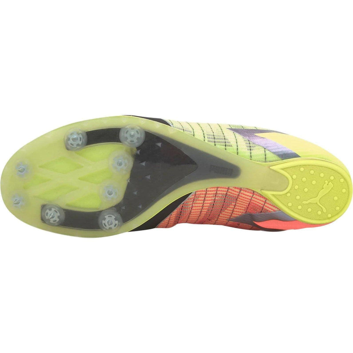 Puma evoSPEED Tokyo Future Mid Running Spikes - Yellow - View 2