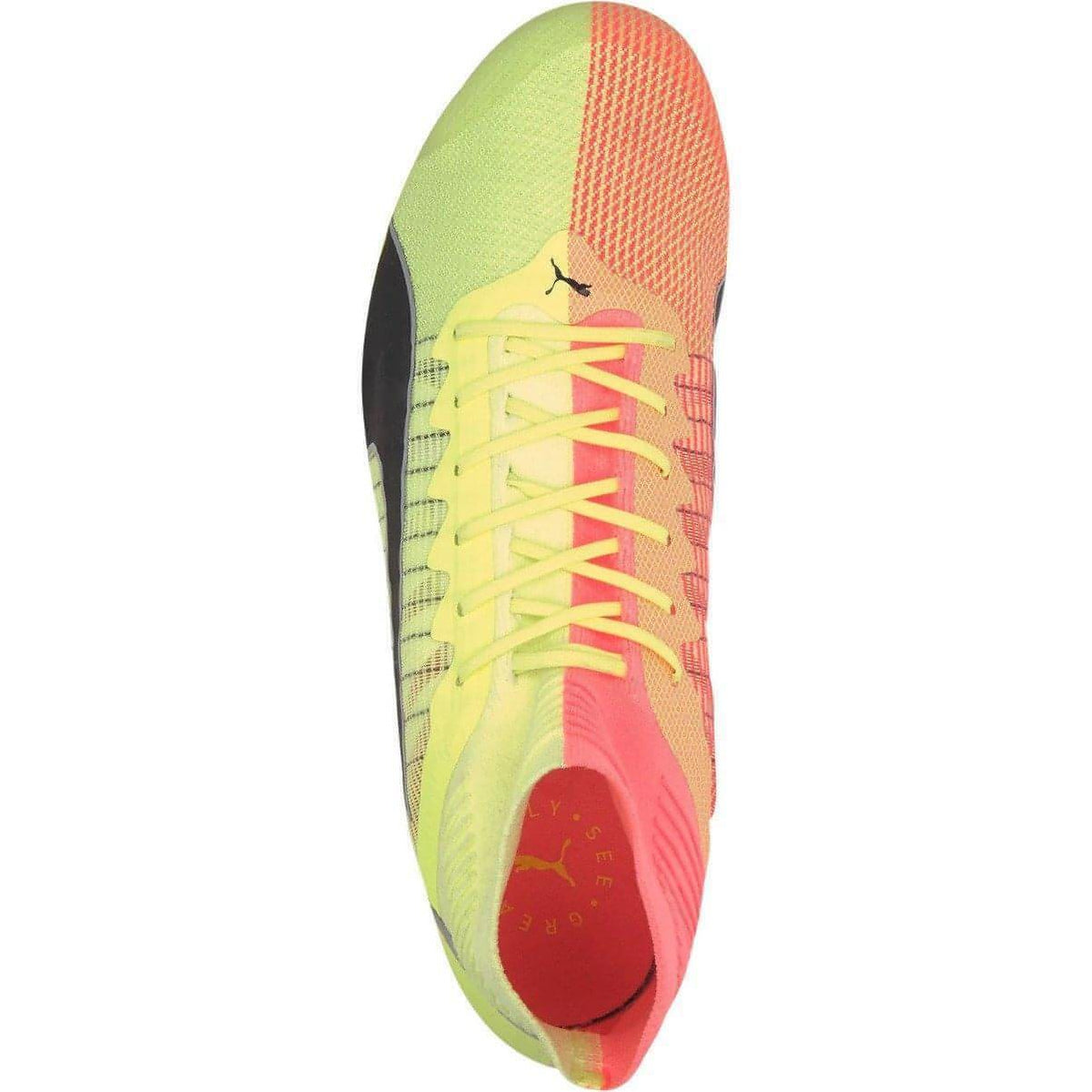 Puma evoSPEED Tokyo Future Mid Running Spikes - Yellow - View 4