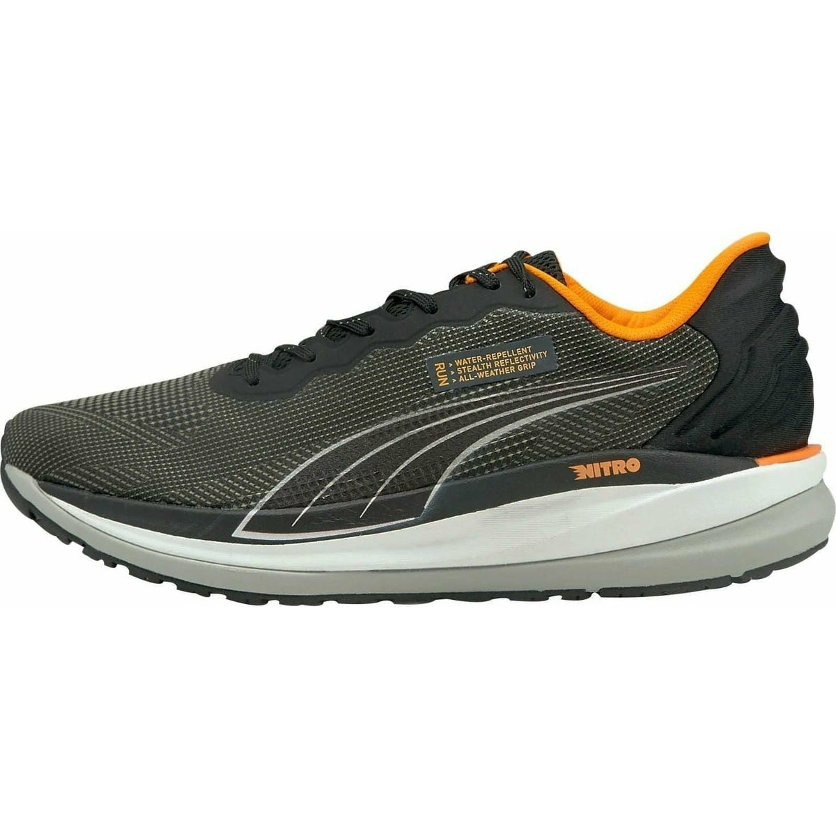 Puma Magnify Nitro WTR Men's Running Shoes - Black - View 1