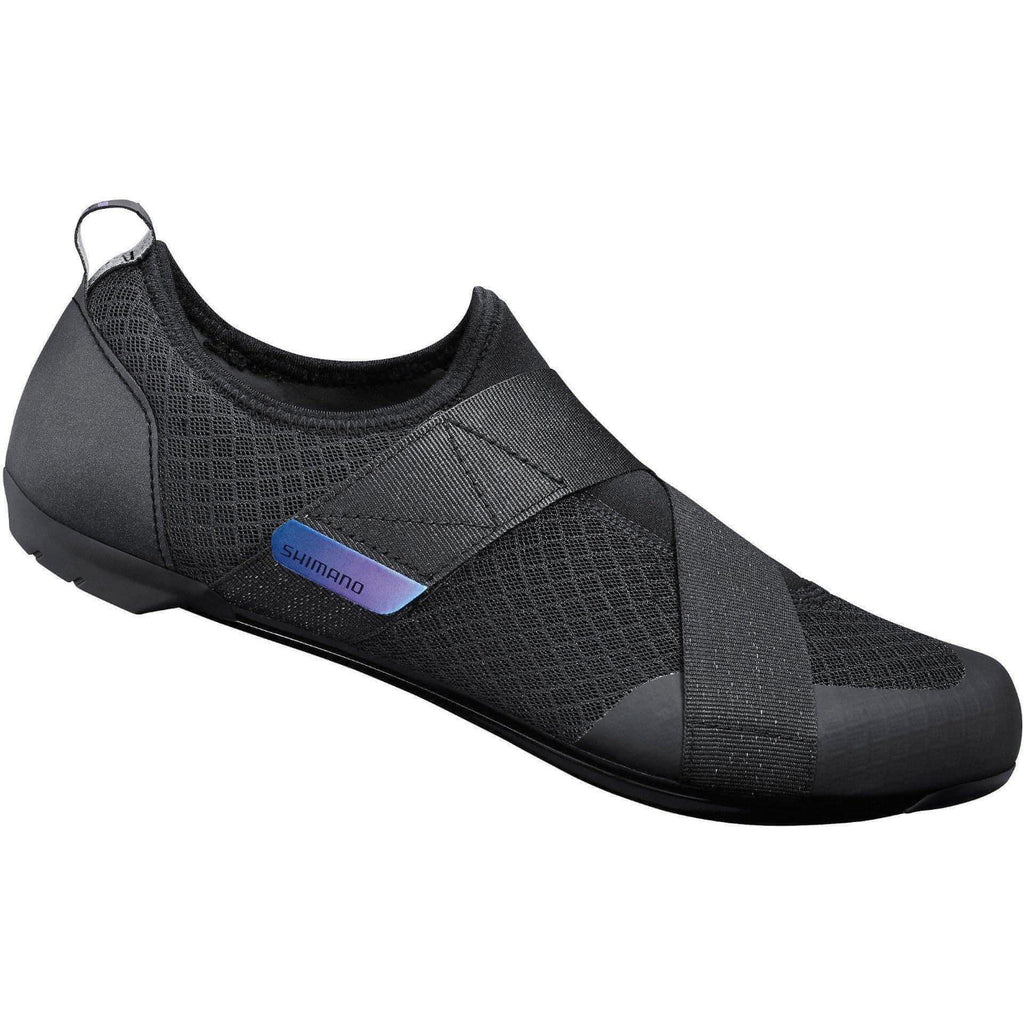 Shimano IC100 Unisex Indoor Spinning Cycling Shoes - Black - View 1