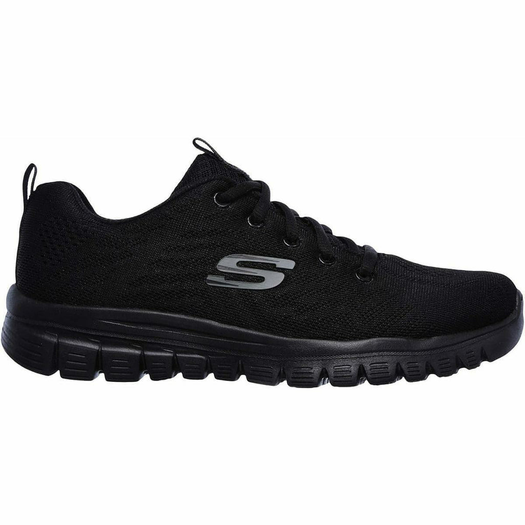 Skechers Graceful Women's Training Shoes - Black - View 1